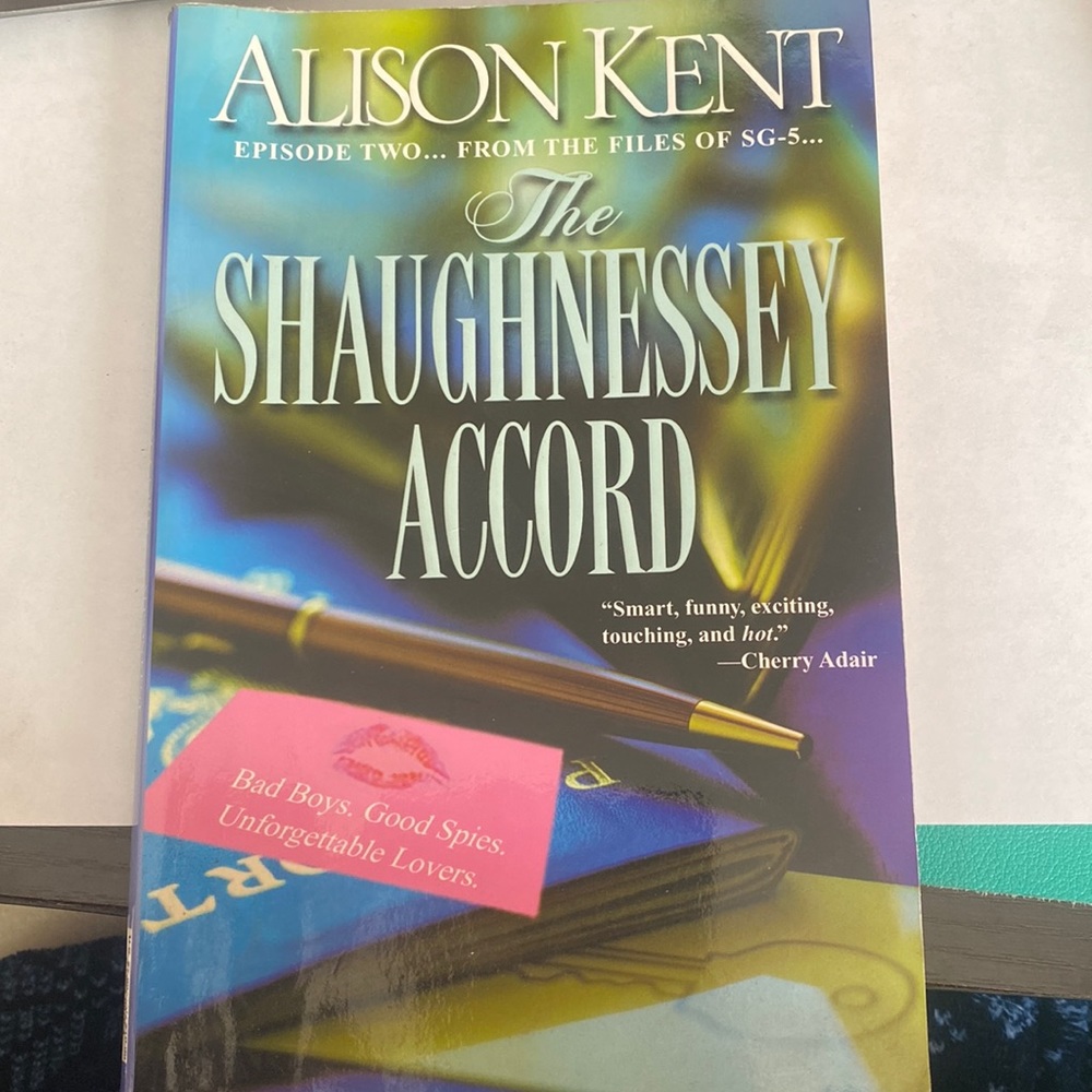 Alison Kent “The Shaughnessey Accord” book